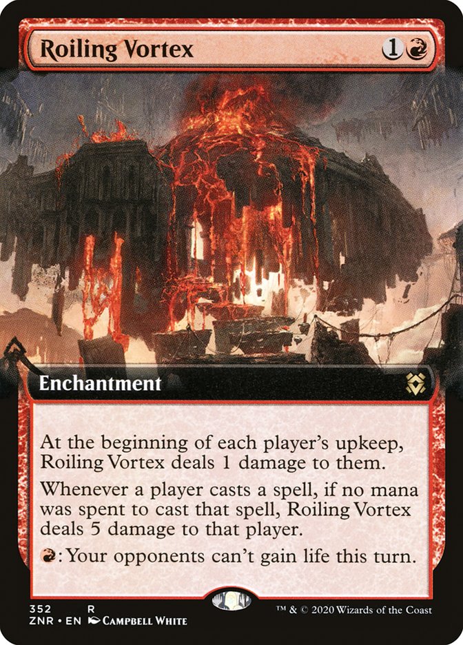 Roiling Vortex (Extended) [Zendikar Rising Extended Art] | PLUS EV GAMES 