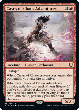 Caves of Chaos Adventurer [Commander Legends: Battle for Baldur's Gate] | PLUS EV GAMES 