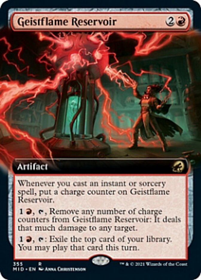 Geistflame Reservoir (Extended) [Innistrad: Midnight Hunt] | PLUS EV GAMES 