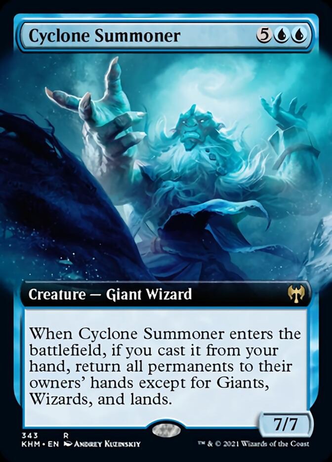 Cyclone Summoner (Extended Art) [Kaldheim] | PLUS EV GAMES 