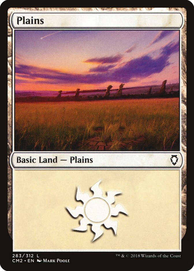 Plains (283) [Commander Anthology Volume II] | PLUS EV GAMES 