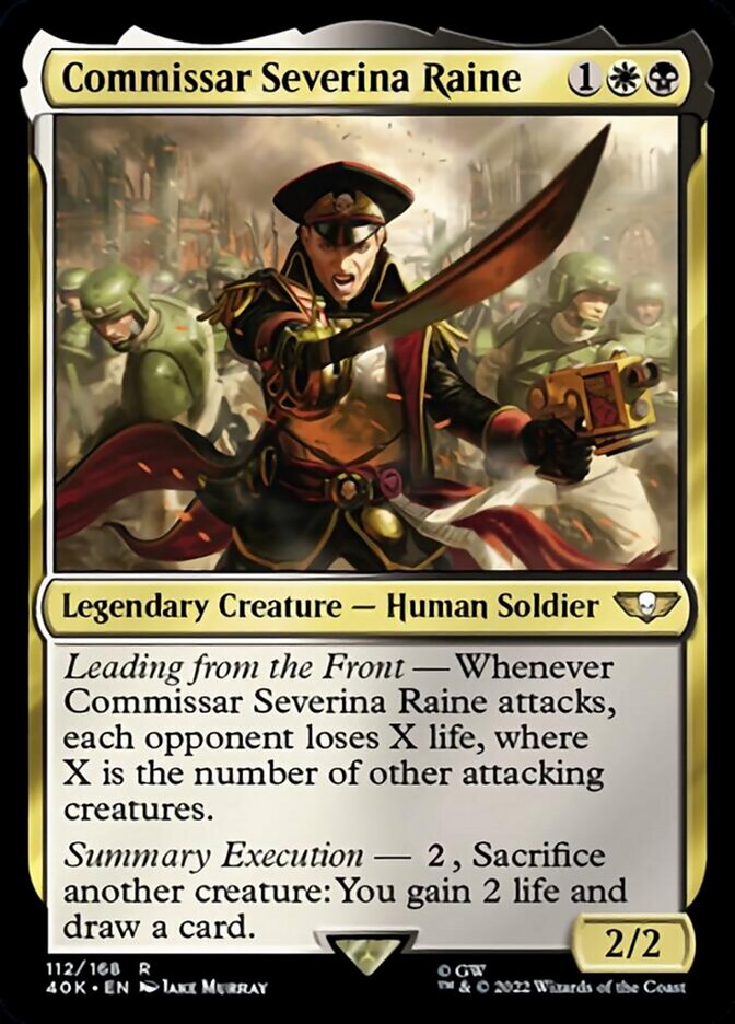 Commissar Severina Raine [Universes Beyond: Warhammer 40,000] | PLUS EV GAMES 