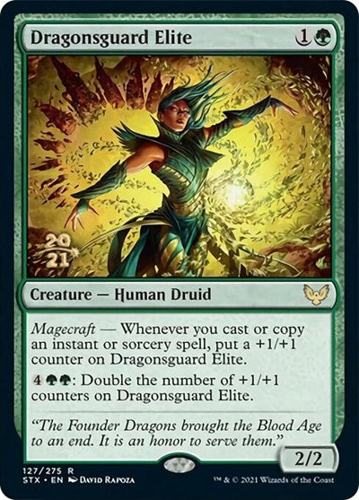 Dragonsguard Elite [Strixhaven: School of Mages Prerelease Promos] | PLUS EV GAMES 