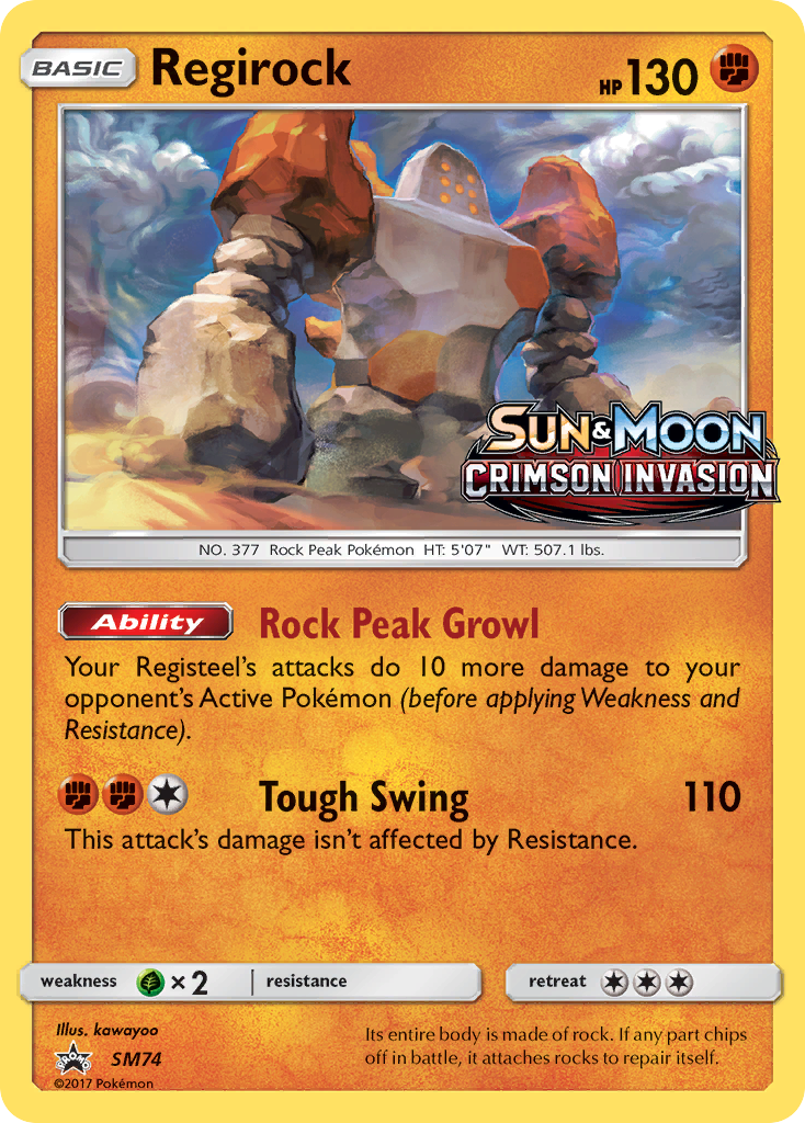 Regirock [SM Black Star Promos] | PLUS EV GAMES 