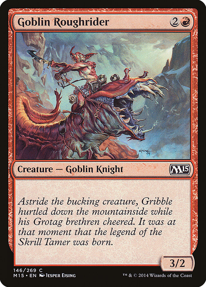 Goblin Roughrider [Magic 2015] | PLUS EV GAMES 