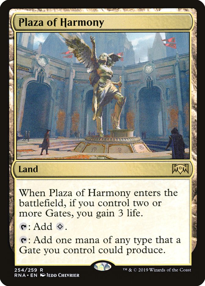 Plaza of Harmony [Ravnica Allegiance] | PLUS EV GAMES 