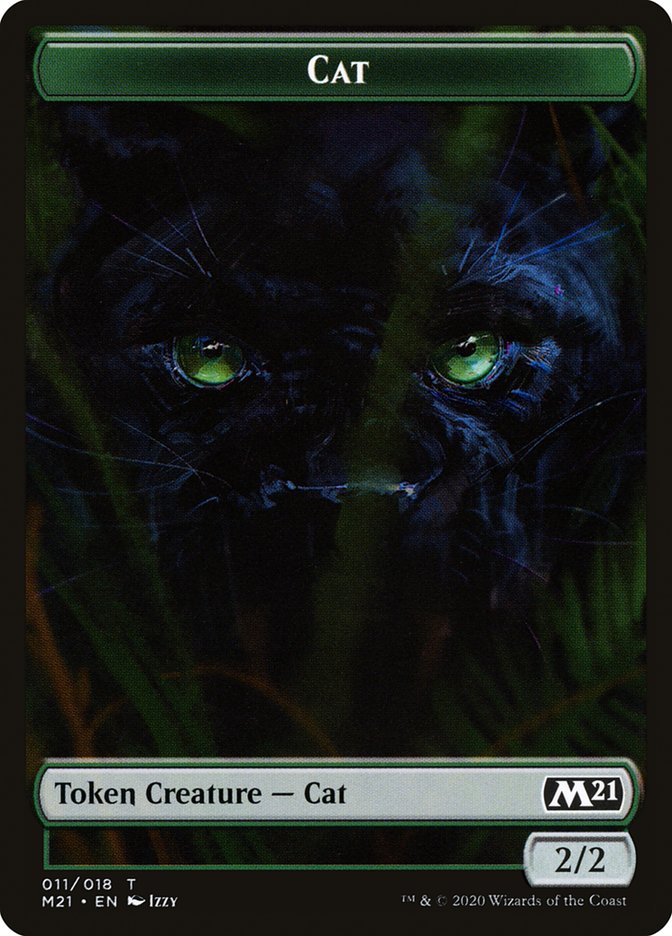 Cat (011/018) [Core Set 2021 Tokens] | PLUS EV GAMES 