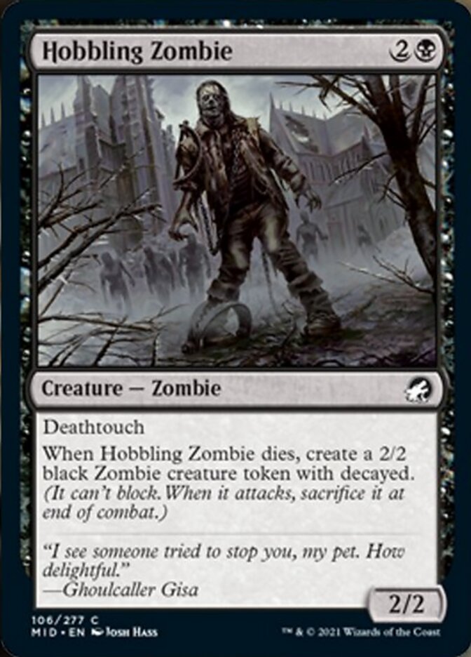 Hobbling Zombie [Innistrad: Midnight Hunt] | PLUS EV GAMES 