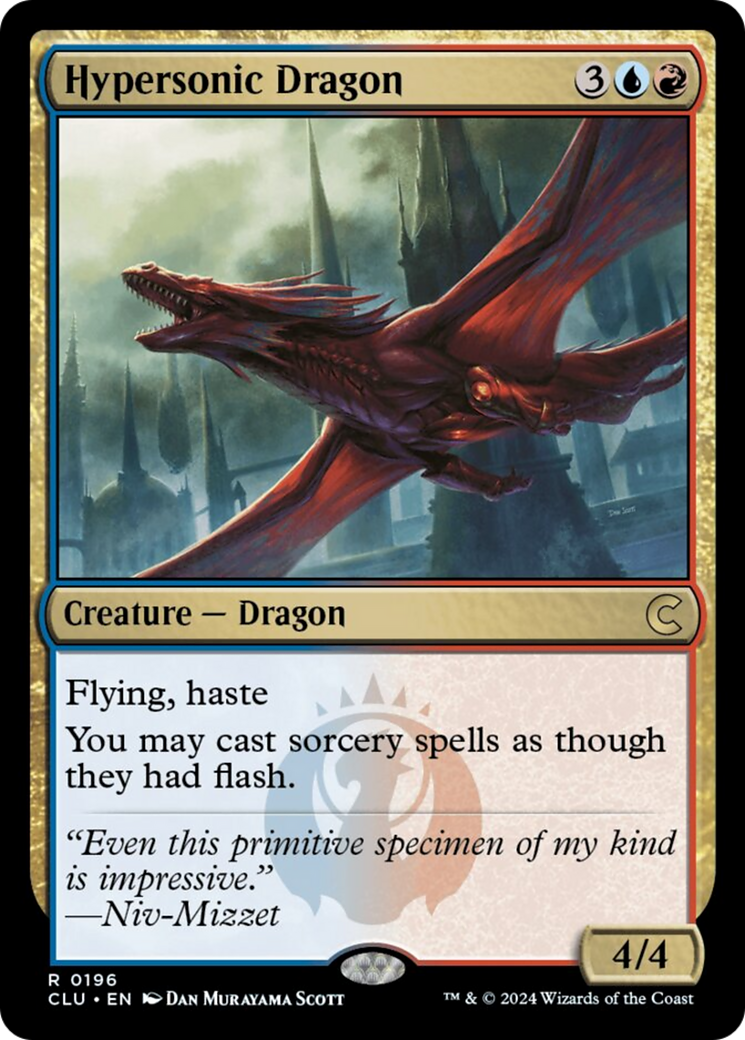 Hypersonic Dragon [Ravnica: Clue Edition] | PLUS EV GAMES 