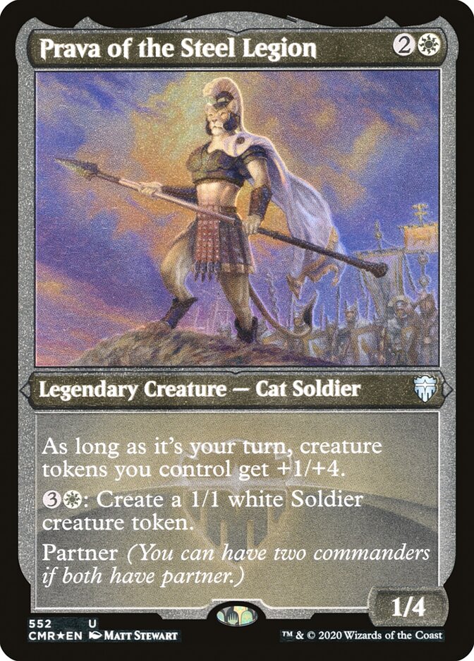 Prava of the Steel Legion [Commander Legends Etched] | PLUS EV GAMES 