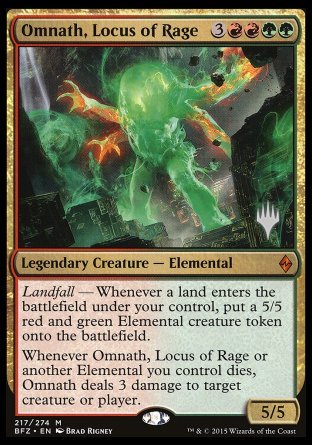 Omnath, Locus of Rage (Promo Pack) [Dungeons & Dragons: Adventures in the Forgotten Realms Promos] | PLUS EV GAMES 