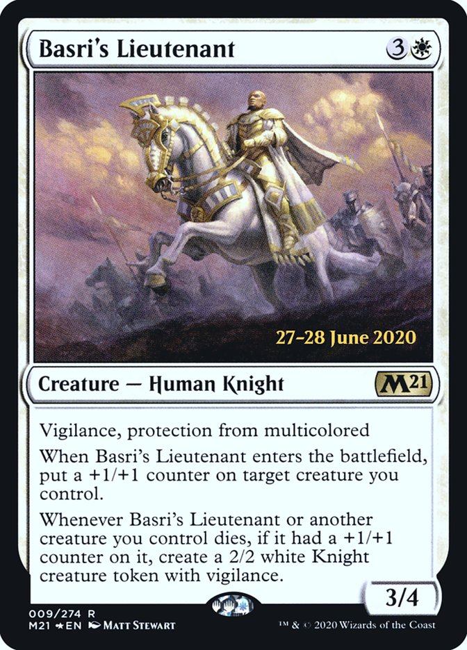 Basri's Lieutenant  [Core Set 2021 Prerelease Promos] | PLUS EV GAMES 