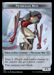 Phyrexian Mite (011) // Phyrexian Germ Double-Sided Token [Phyrexia: All Will Be One Commander Tokens] | PLUS EV GAMES 