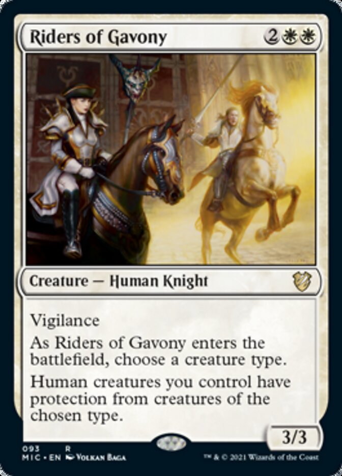 Riders of Gavony [Innistrad: Midnight Hunt Commander] | PLUS EV GAMES 