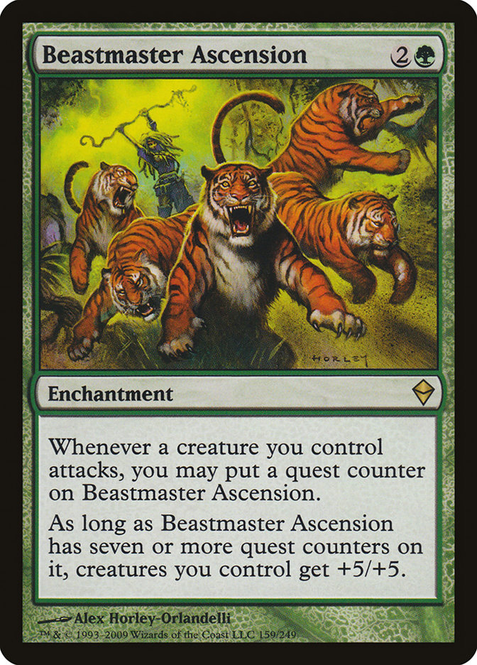 Beastmaster Ascension [Zendikar] | PLUS EV GAMES 