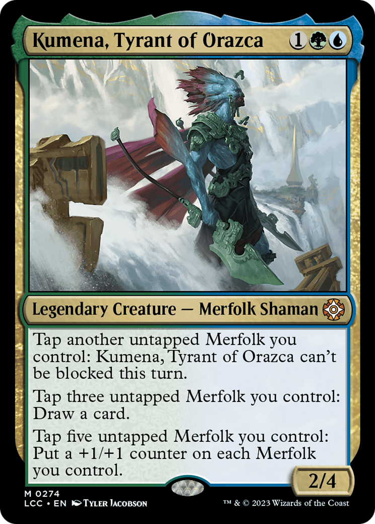 Kumena, Tyrant of Orazca [The Lost Caverns of Ixalan Commander] | PLUS EV GAMES 