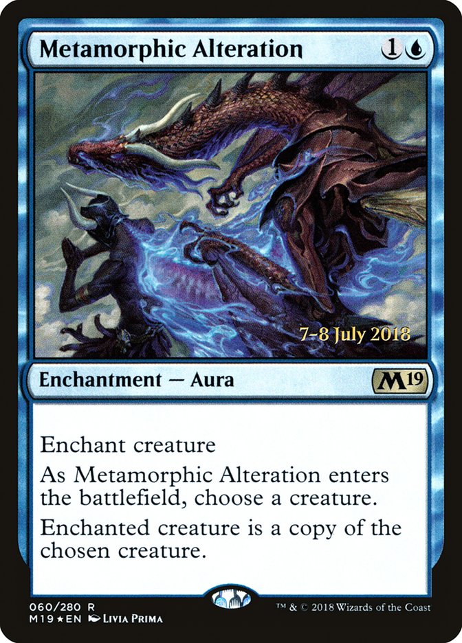 Metamorphic Alteration  [Core Set 2019 Prerelease Promos] | PLUS EV GAMES 