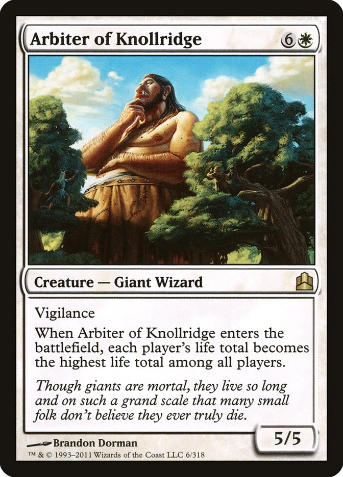 Arbiter of Knollridge [Commander 2011] | PLUS EV GAMES 