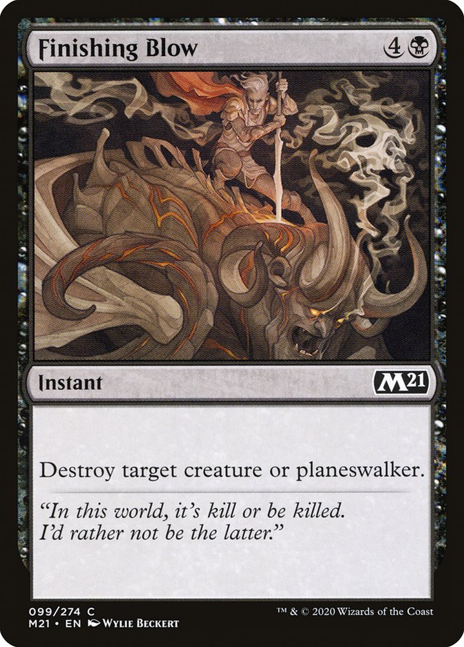 Finishing Blow [Core Set 2021] | PLUS EV GAMES 
