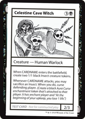 Celestine Cave Witch (2021 Edition) [Mystery Booster Playtest Cards] | PLUS EV GAMES 