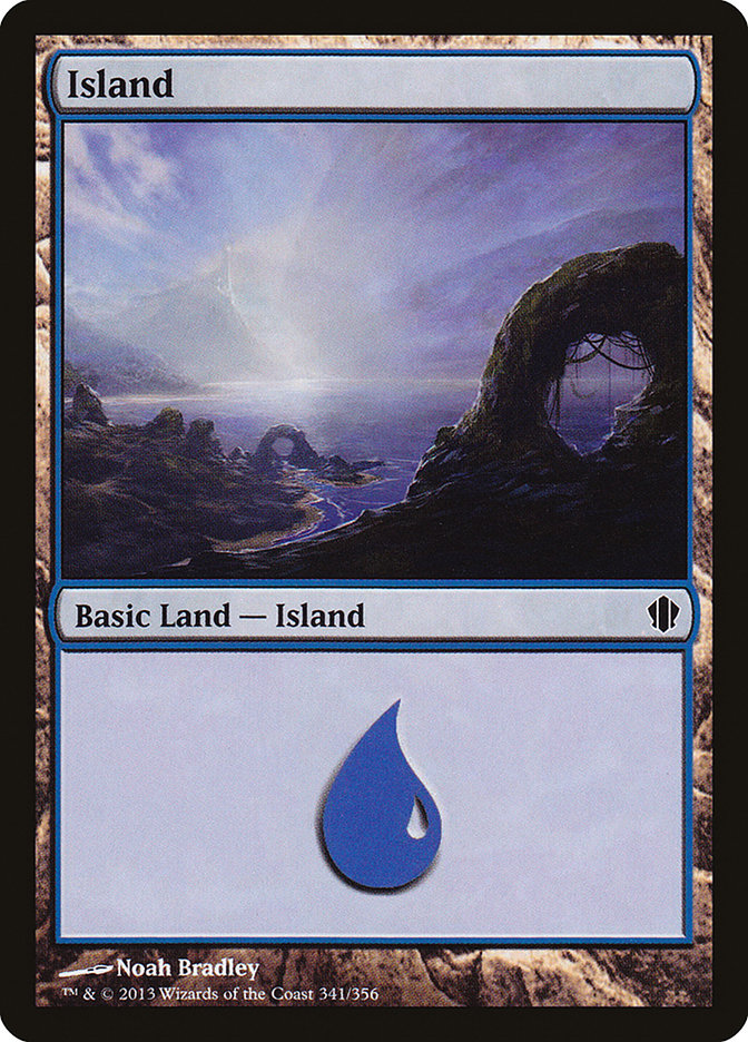 Island (341) [Commander 2013] | PLUS EV GAMES 