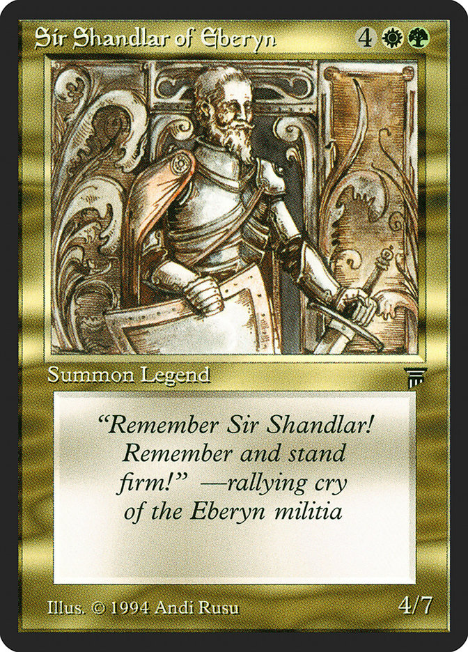 Sir Shandlar of Eberyn [Legends] | PLUS EV GAMES 