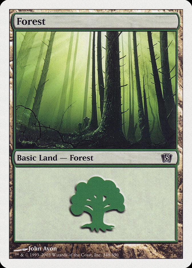 Forest (348) [Eighth Edition] | PLUS EV GAMES 