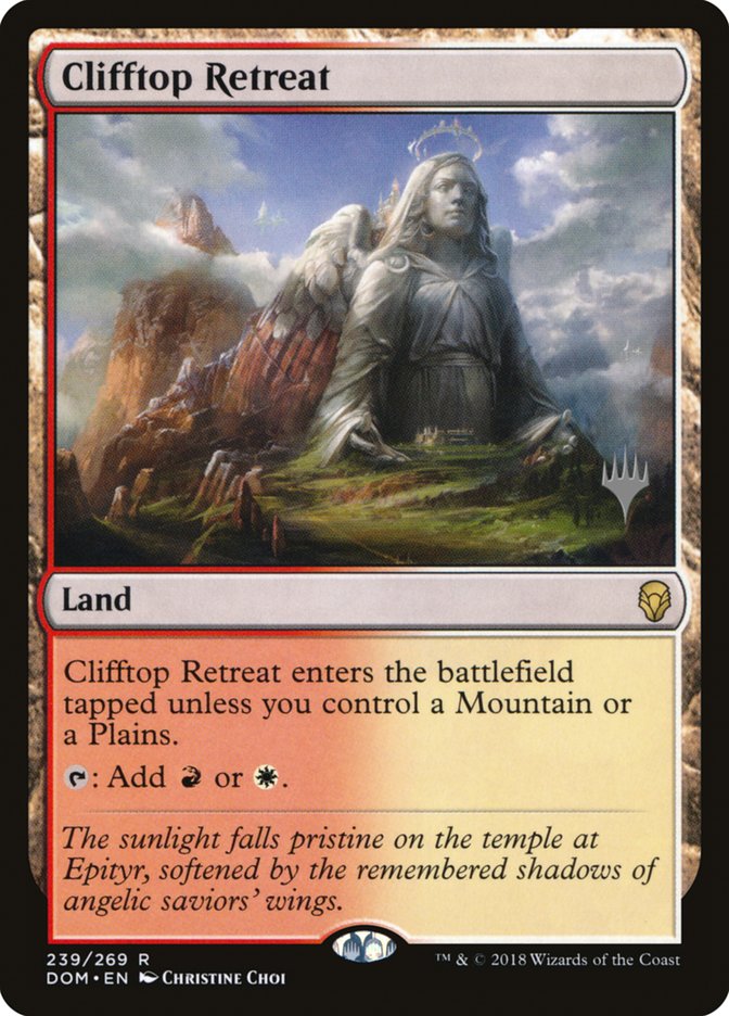 Clifftop Retreat (Promo Pack) [Dominaria Promos] | PLUS EV GAMES 