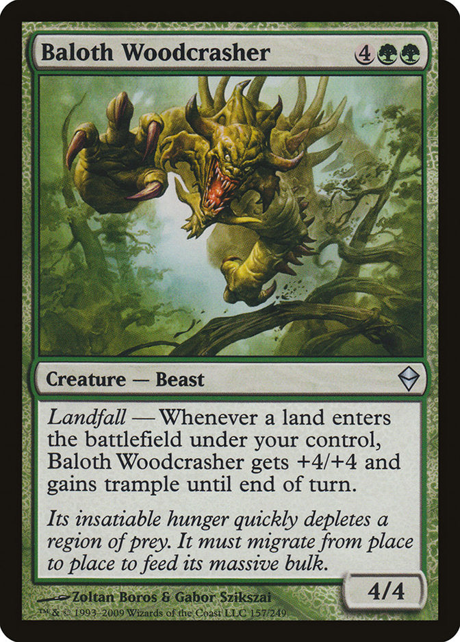 Baloth Woodcrasher [Zendikar] | PLUS EV GAMES 