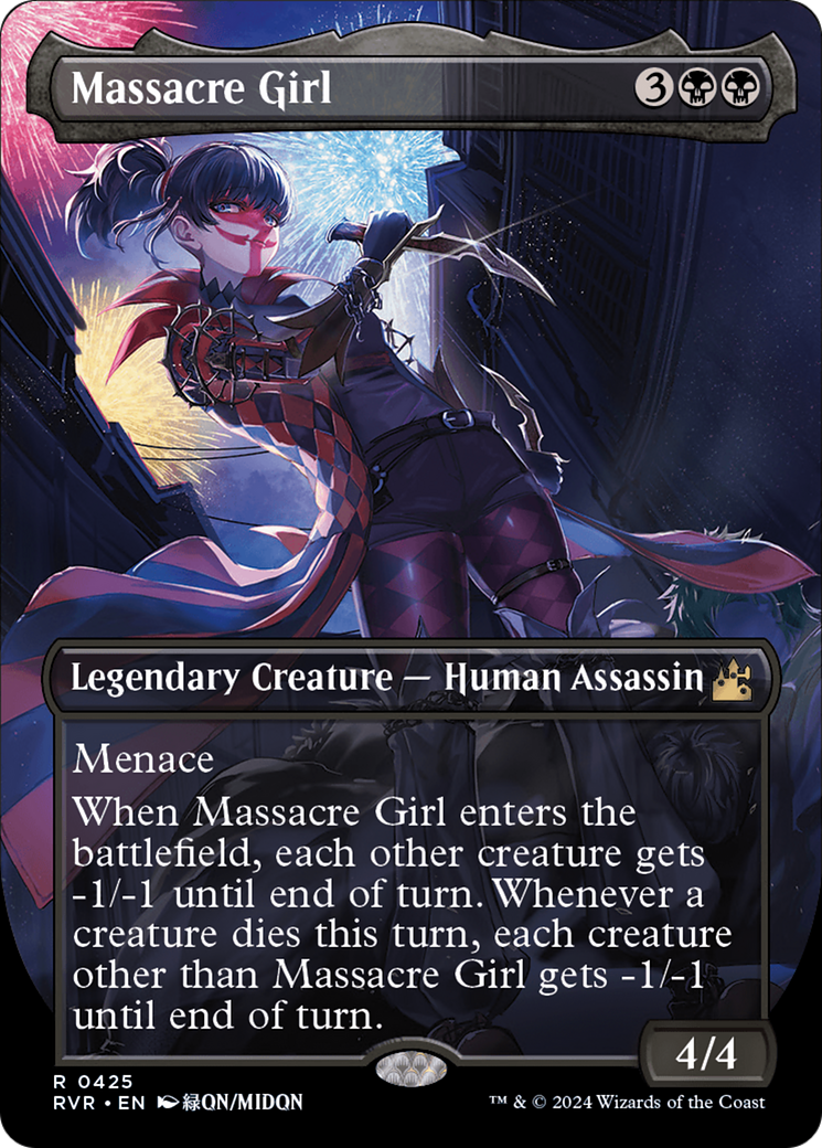 Massacre Girl (Anime Borderless) [Ravnica Remastered] | PLUS EV GAMES 