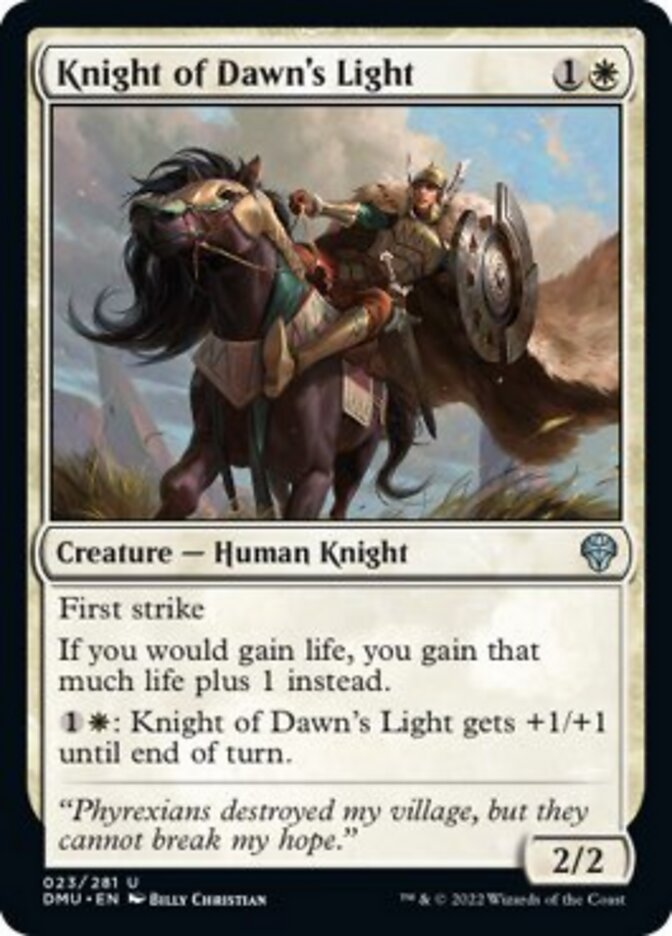 Knight of Dawn's Light [Dominaria United] | PLUS EV GAMES 