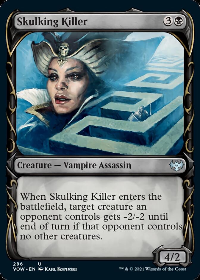 Skulking Killer (Showcase Fang Frame) [Innistrad: Crimson Vow] | PLUS EV GAMES 