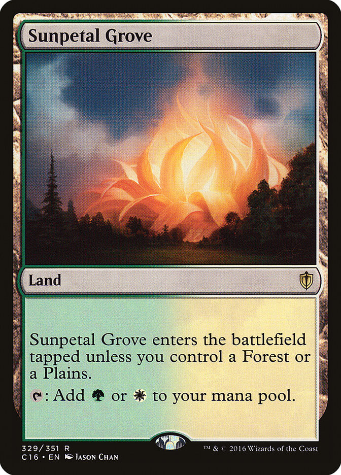 Sunpetal Grove [Commander 2016] | PLUS EV GAMES 