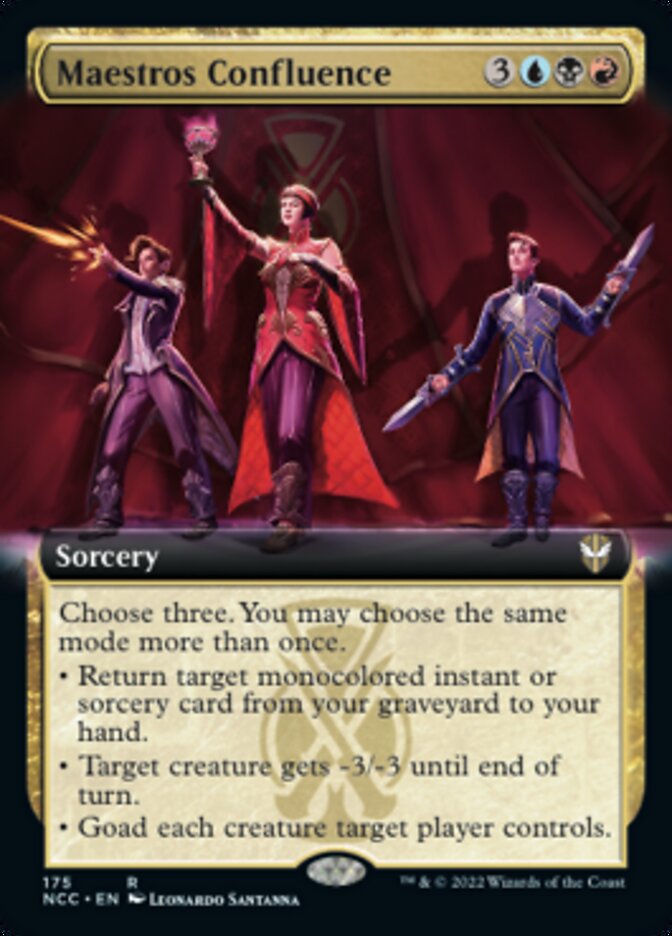 Maestros Confluence (Extended Art) [Streets of New Capenna Commander] | PLUS EV GAMES 
