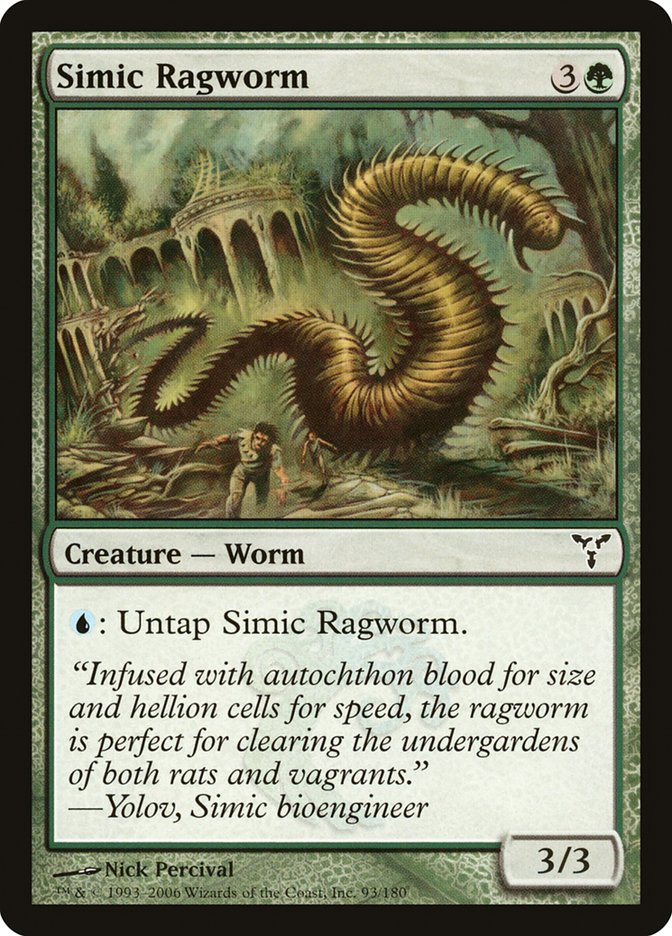 Simic Ragworm [Dissension] | PLUS EV GAMES 