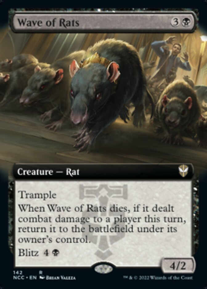 Wave of Rats (Extended Art) [Streets of New Capenna Commander] | PLUS EV GAMES 