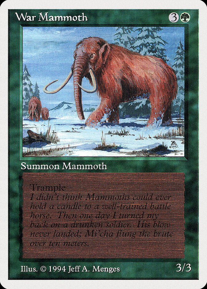 War Mammoth [Summer Magic / Edgar] | PLUS EV GAMES 