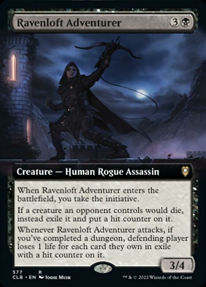 Ravenloft Adventurer (Extended Art) [Commander Legends: Battle for Baldur's Gate] | PLUS EV GAMES 