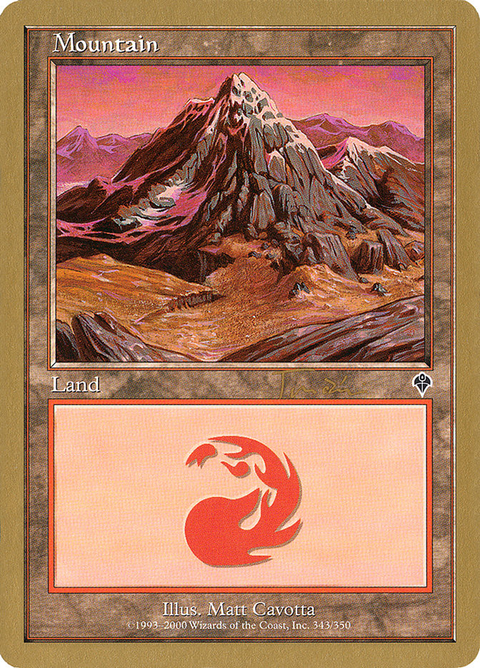 Mountain (jt343a) (Jan Tomcani) (INV) [World Championship Decks 2001] | PLUS EV GAMES 