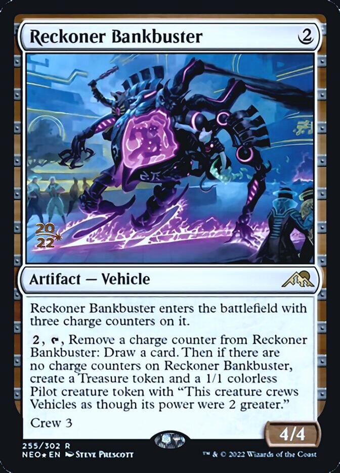 Reckoner Bankbuster [Kamigawa: Neon Dynasty Prerelease Promos] | PLUS EV GAMES 