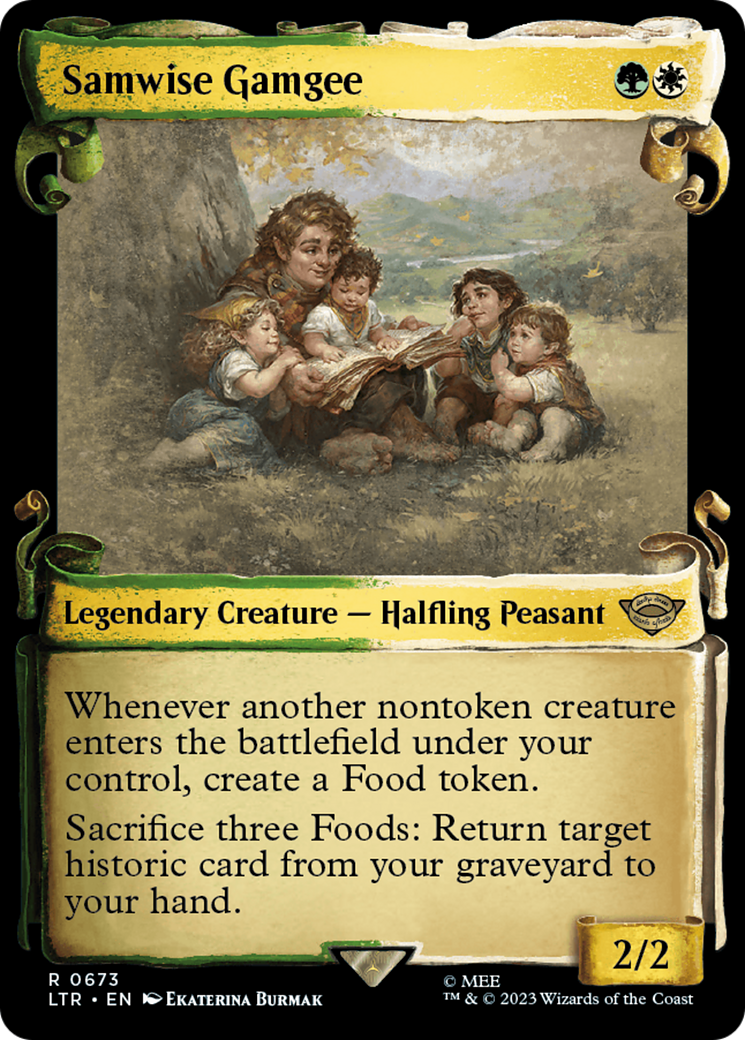 Samwise Gamgee [The Lord of the Rings: Tales of Middle-Earth Showcase Scrolls] | PLUS EV GAMES 
