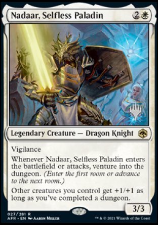 Nadaar, Selfless Paladin (Promo Pack) [Dungeons & Dragons: Adventures in the Forgotten Realms Promos] | PLUS EV GAMES 