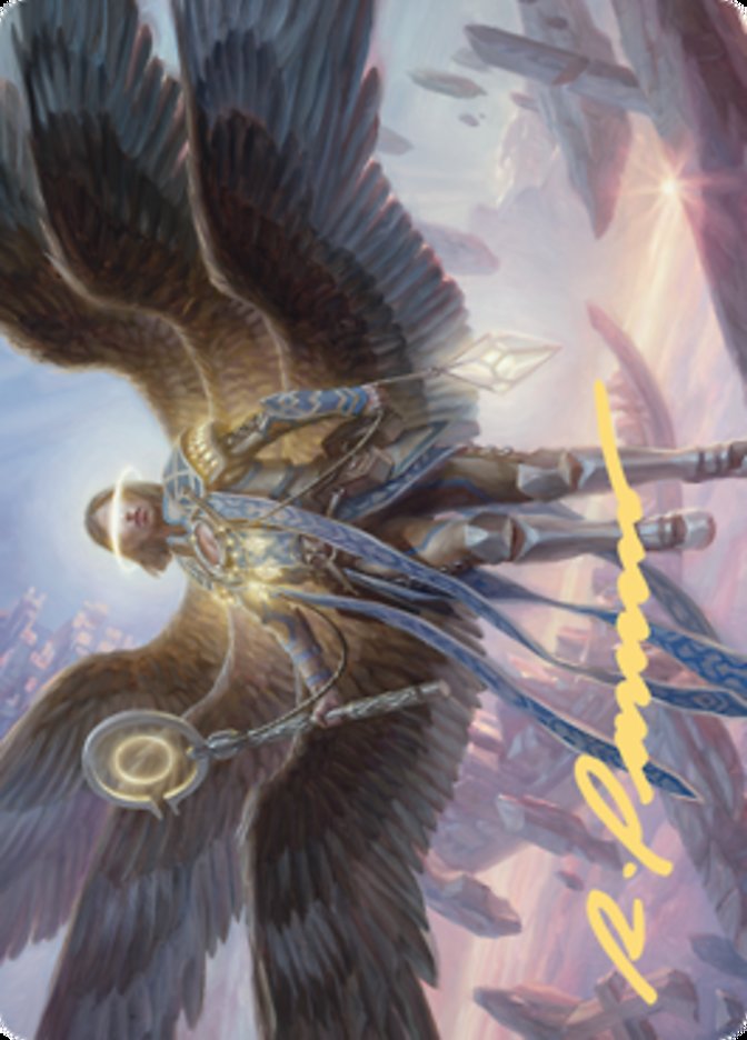 Angel of Destiny Art Card (Gold-Stamped Signature) [Zendikar Rising Art Series] | PLUS EV GAMES 