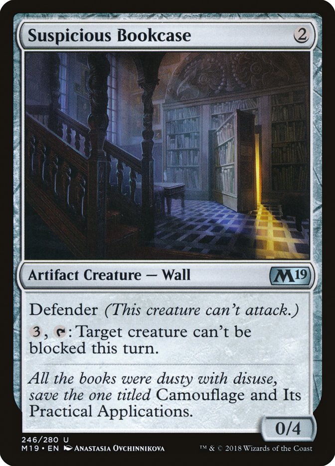 Suspicious Bookcase [Core Set 2019] | PLUS EV GAMES 