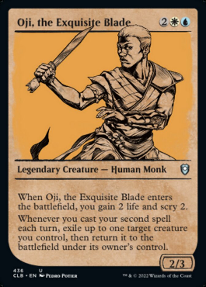 Oji, the Exquisite Blade (Showcase) [Commander Legends: Battle for Baldur's Gate] | PLUS EV GAMES 