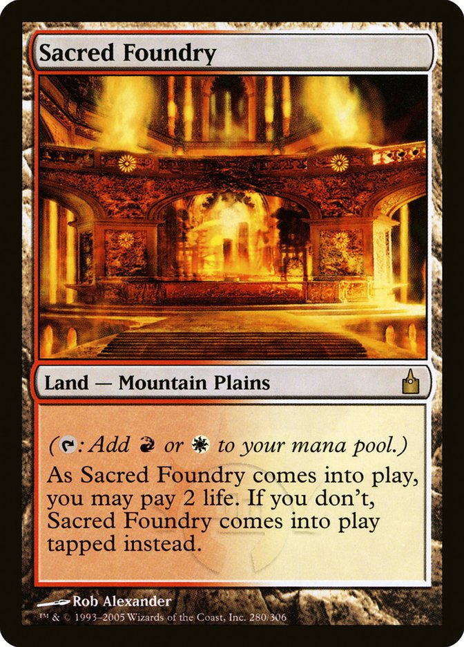 Sacred Foundry [Ravnica: City of Guilds] | PLUS EV GAMES 