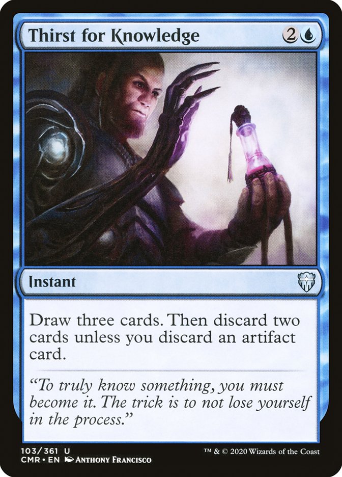 Thirst for Knowledge [Commander Legends] | PLUS EV GAMES 