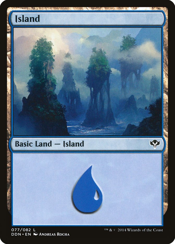 Island (77) [Duel Decks: Speed vs. Cunning] | PLUS EV GAMES 