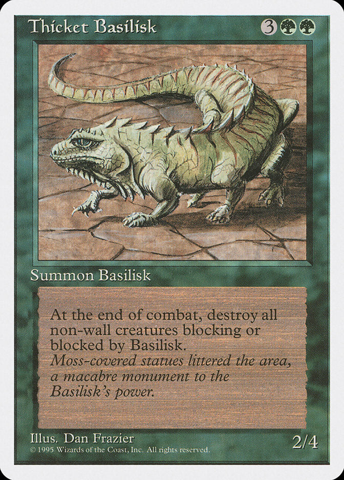 Thicket Basilisk [Fourth Edition] | PLUS EV GAMES 