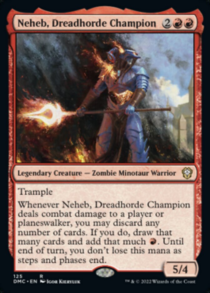 Neheb, Dreadhorde Champion [Dominaria United Commander] | PLUS EV GAMES 